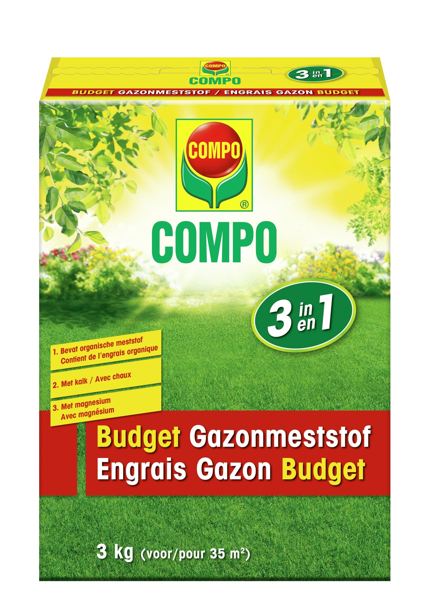 Compo COM BUDGET GAZONMESTSTOF - 35 M² 3 KG