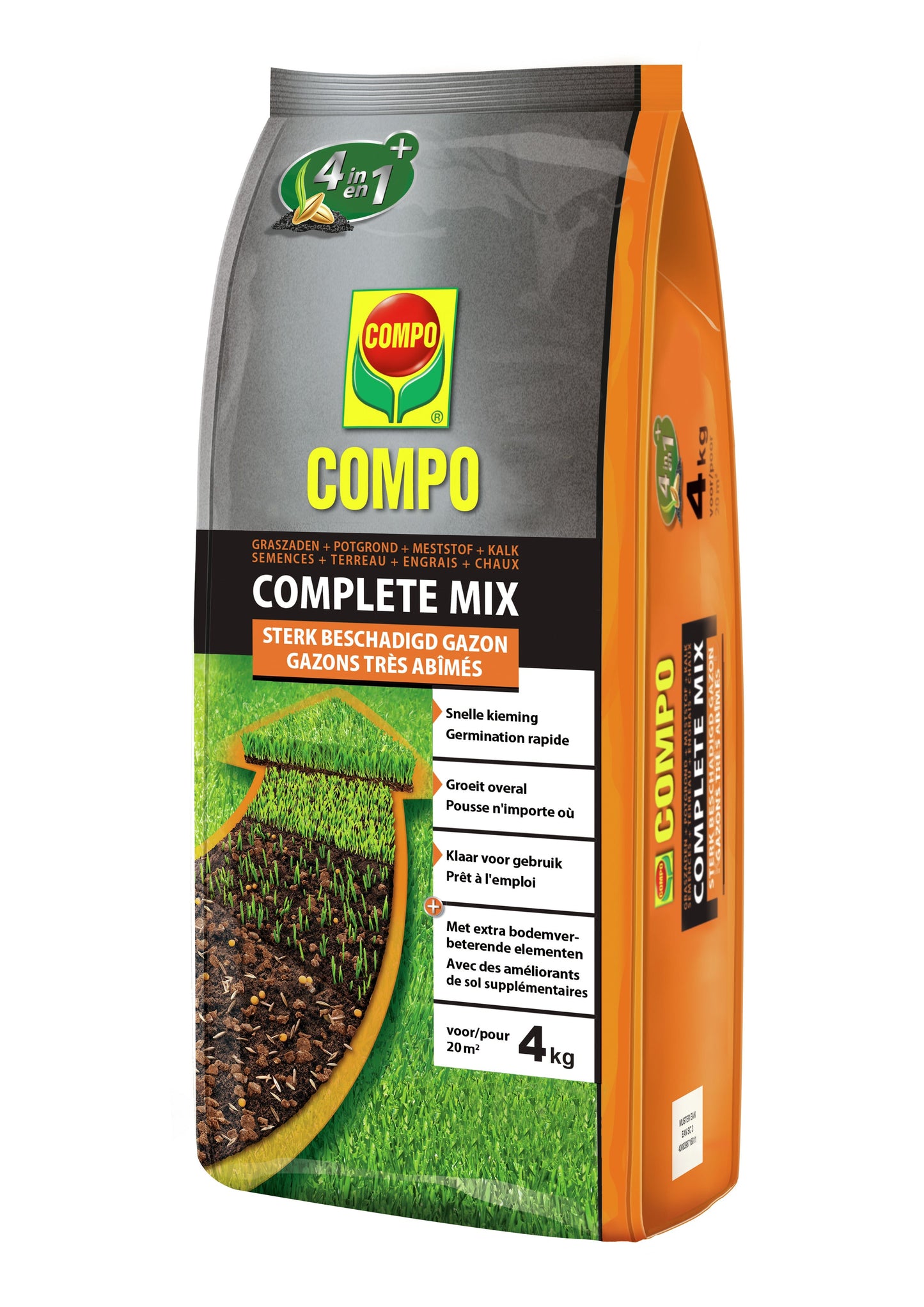 Compo COMPLETE MIX 4 IN 1 - 20 M² 4 KG