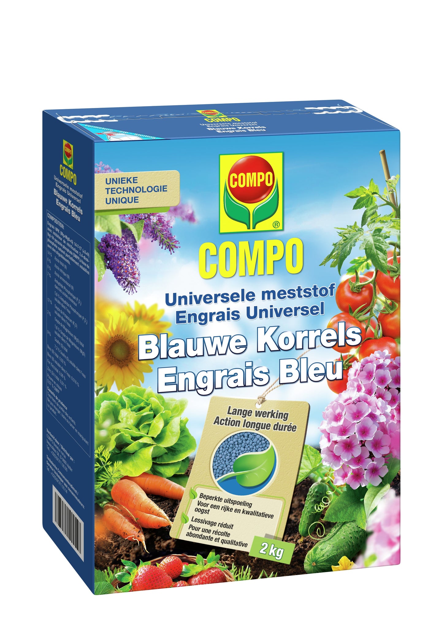 Compo BLAUWE KORRELS 2 KG
