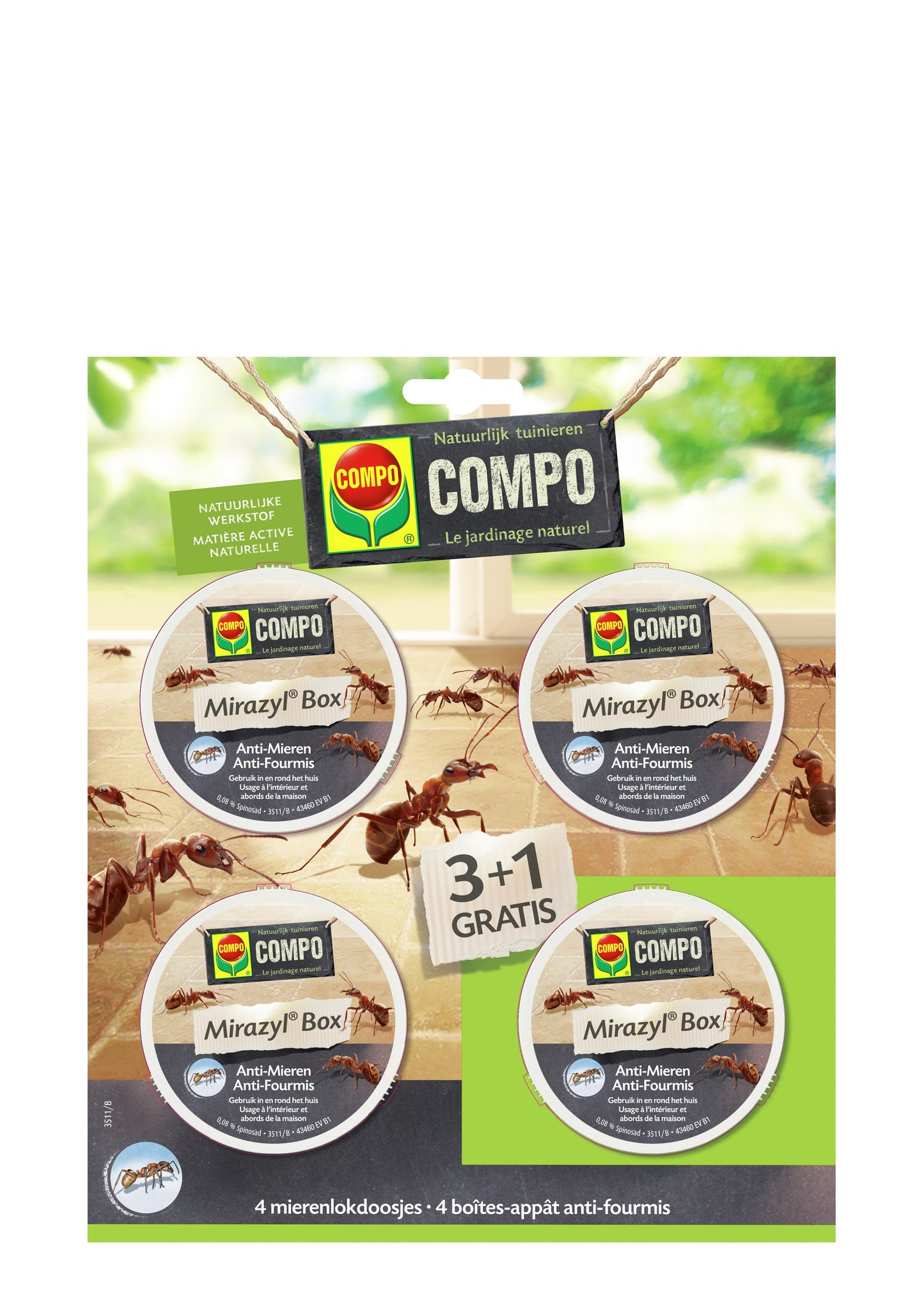Compo MIRAZYL BOX 3+1 4 ST