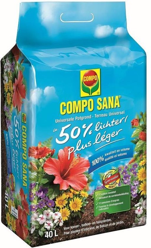 Compo UNIVERSELE POTGROND CA. 50% LICHTER 40 L