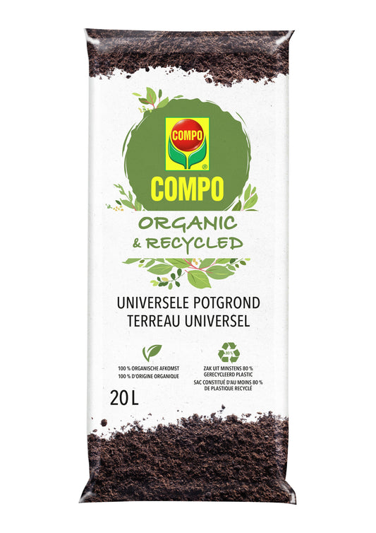Compo ORGANIC & RECYCLED - UNIVERSELE POTGROND 20 L