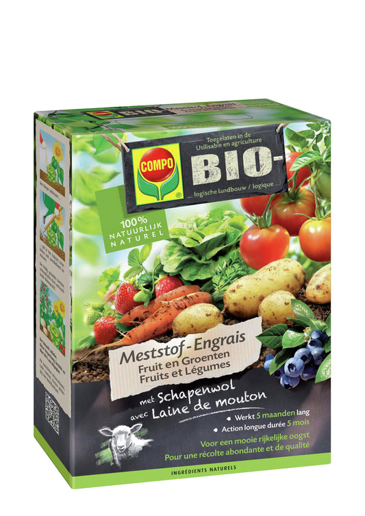 Compo MESTSTOF FRUIT & GROENTEN 3,5 KG