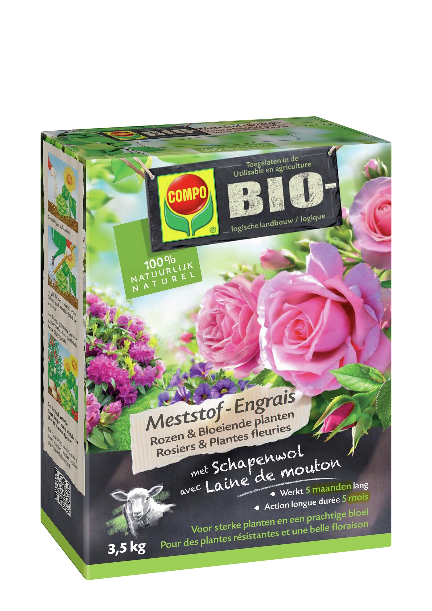 Compo MESTSTOF ROZEN & BLOEIENDE PLANTEN 3,5 KG