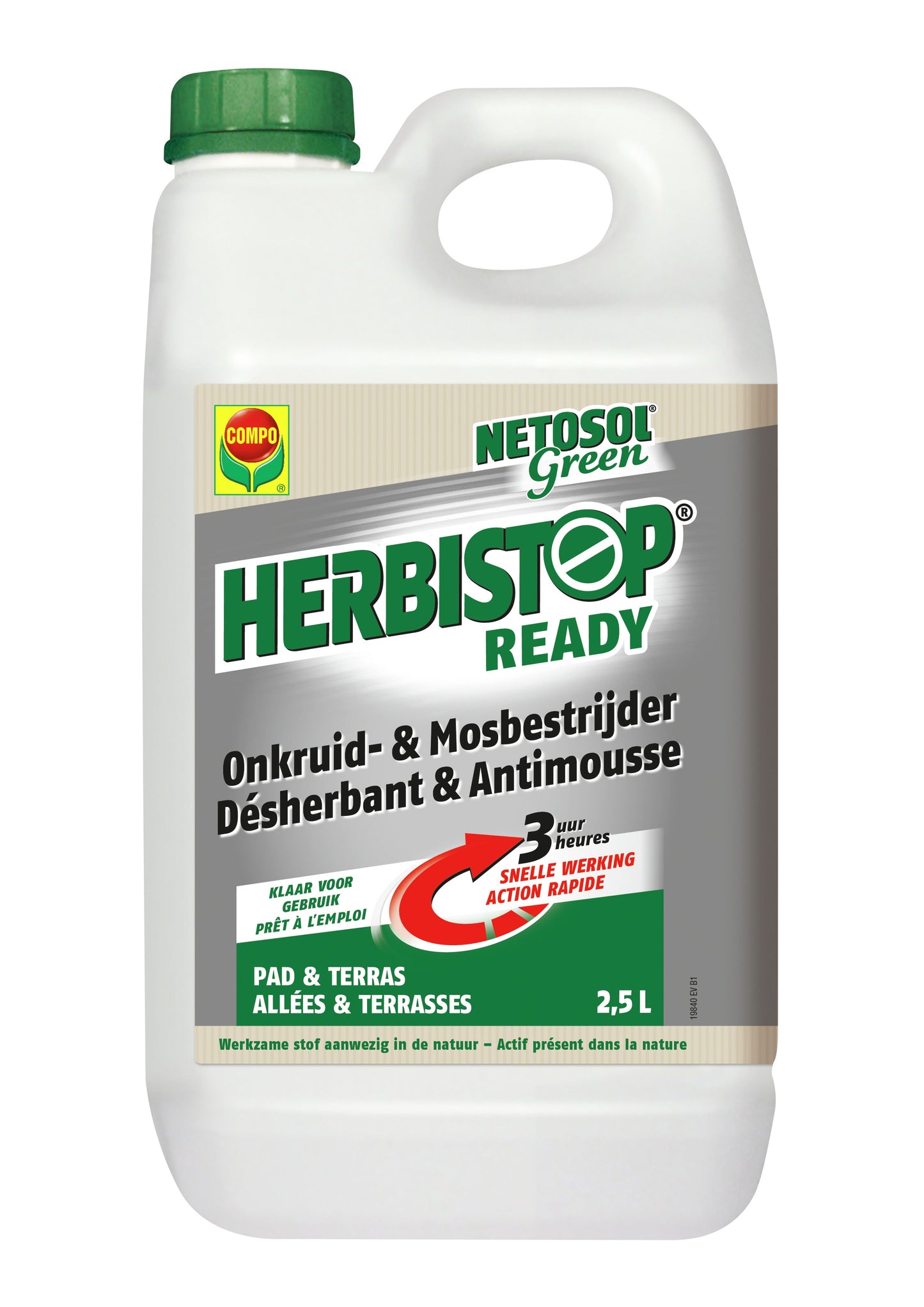 Herbistop READY ALLE OPPERVLAKKEN 25 M² 2,5 L