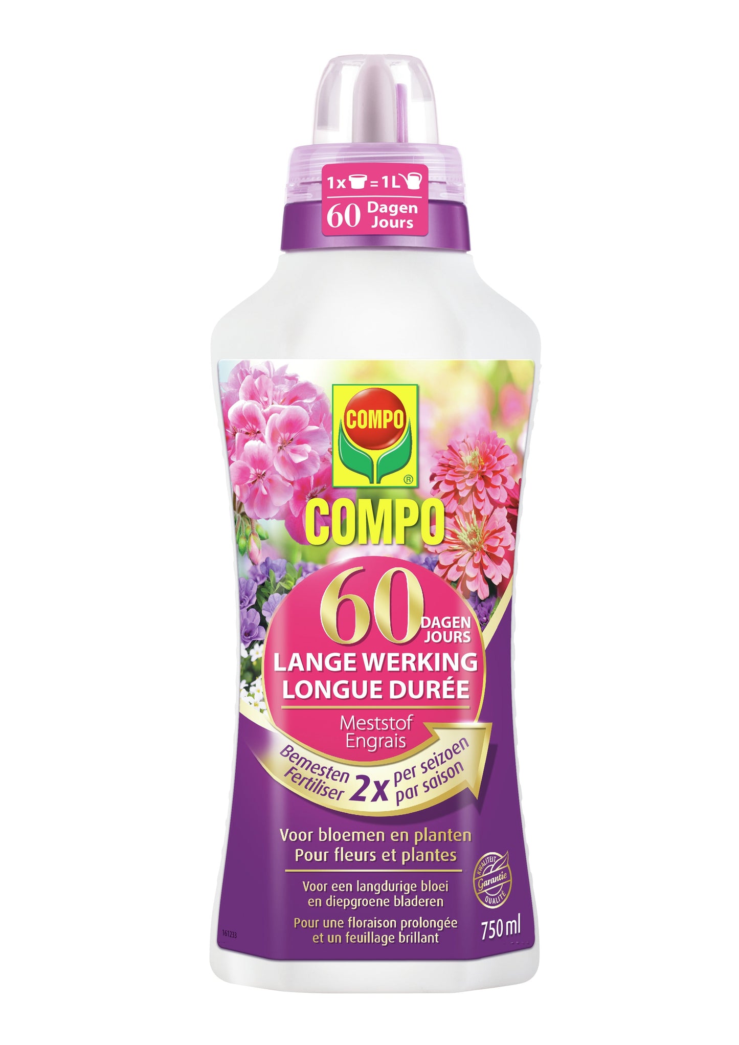 Compo VLOEIBARE MESTSTOF 60 DAGEN LANGE WERKING 750 ML