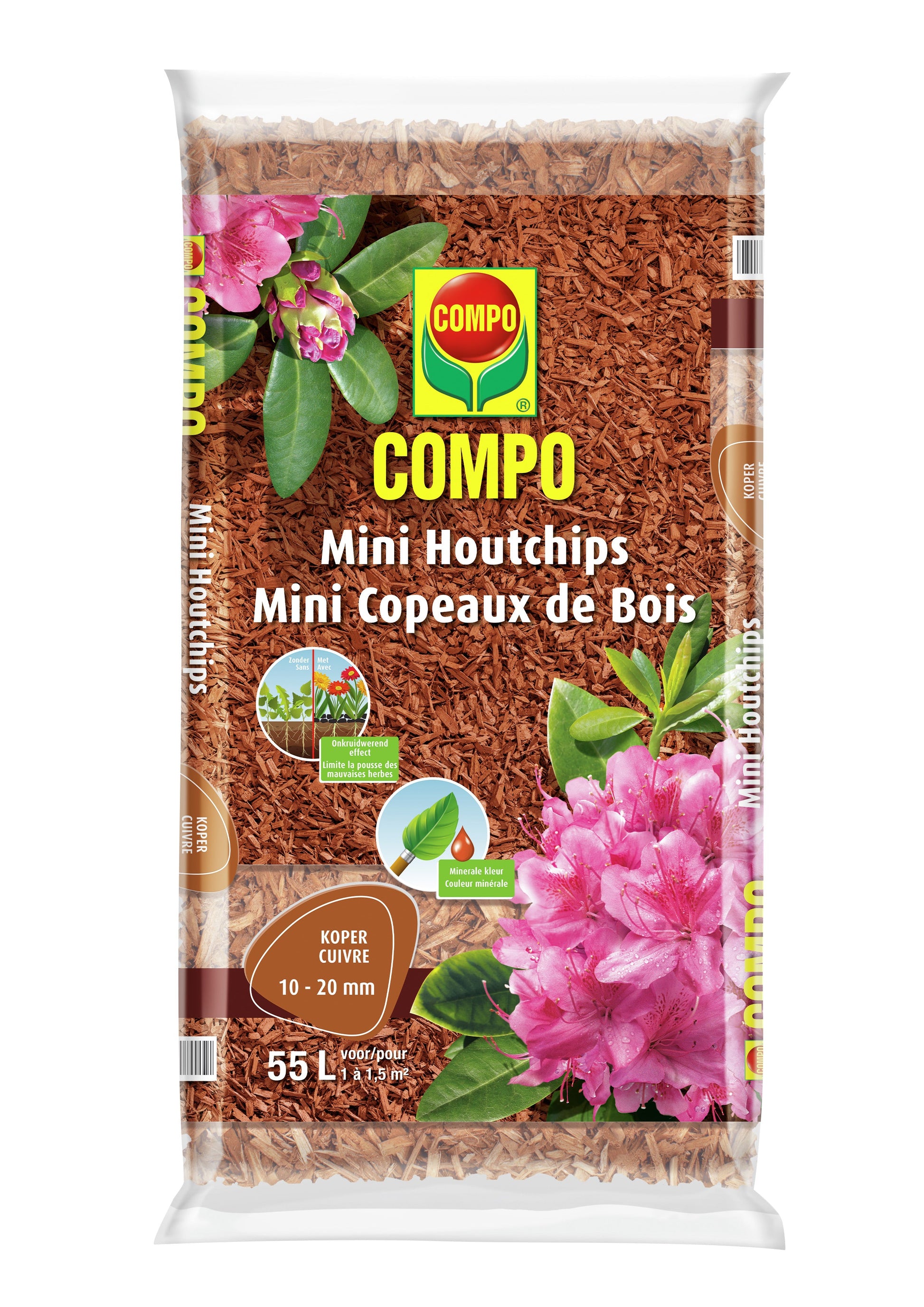 Compo MINI HOUTCHIPS KOPER 55 L