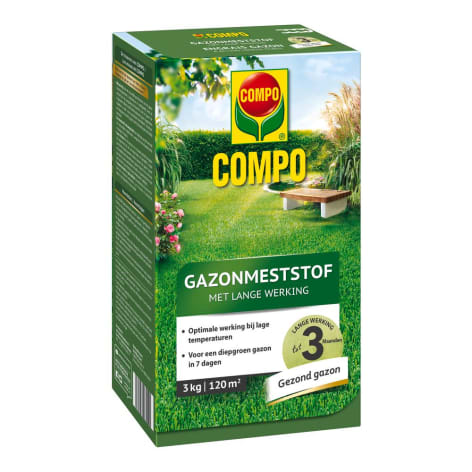 Compo GAZONMESTSTOF MET LANGE WERKING 3 KG