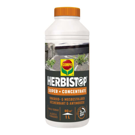 Herbistop SUPER PADEN & TERRASSEN 80 M² 1 L